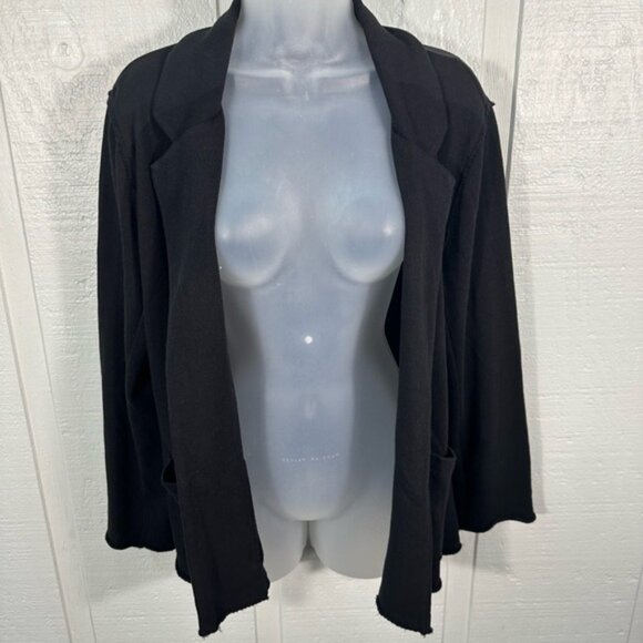 Eileen Fisher Black Women’s Long Sleeve Cardigan Sweater Size Small NWT - Picture 3 of 9